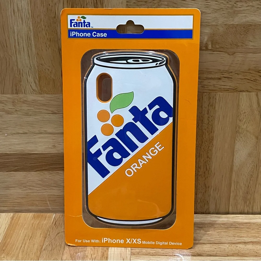 Coca Cola FANTA Soda Silicone iPhone Case for iPhone X/XS NEW